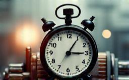 Clock or stopwatch indicating speed and efficiency